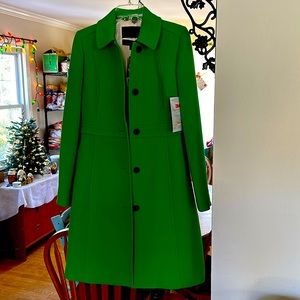 J. Crew double cloth lady day coat green nwt Holiday 2019 4t